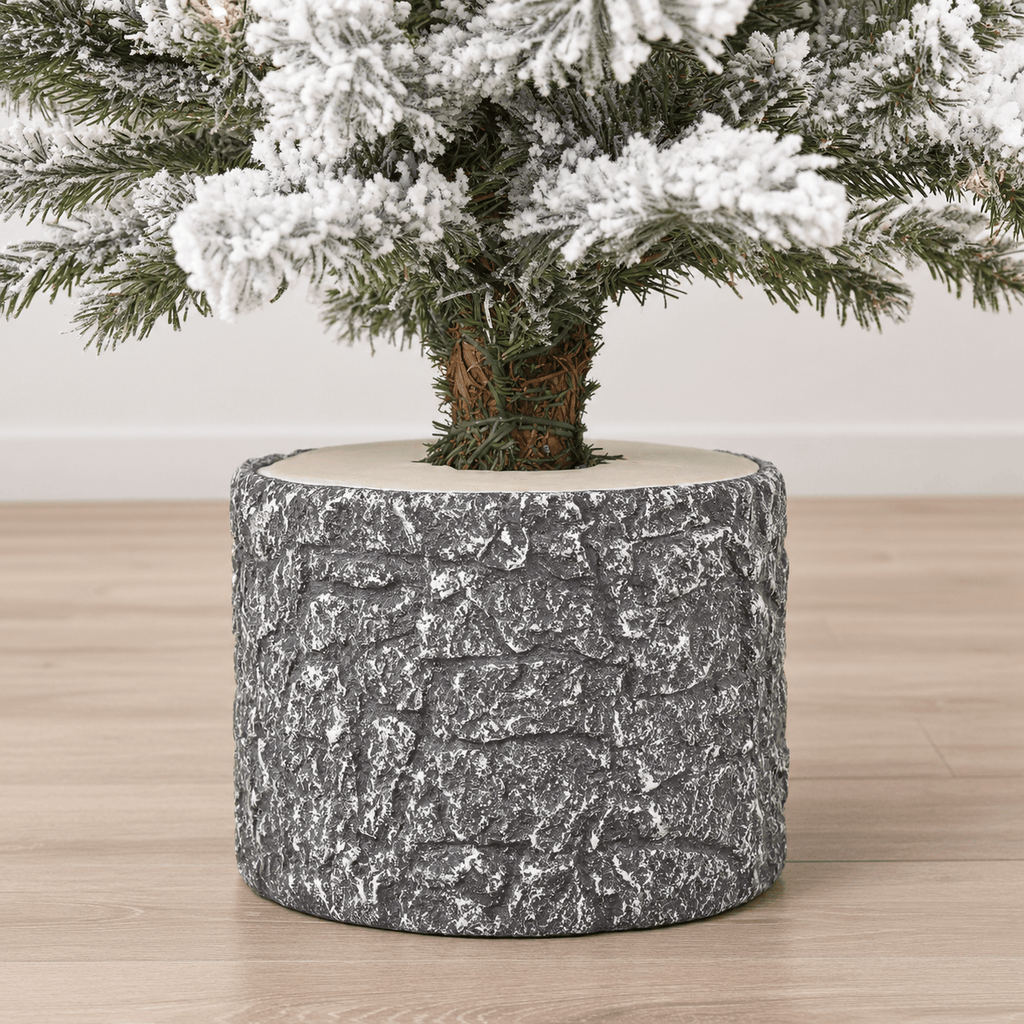 2' Flocked Artificial Christmas Tree with 30 Warm White LED Lights