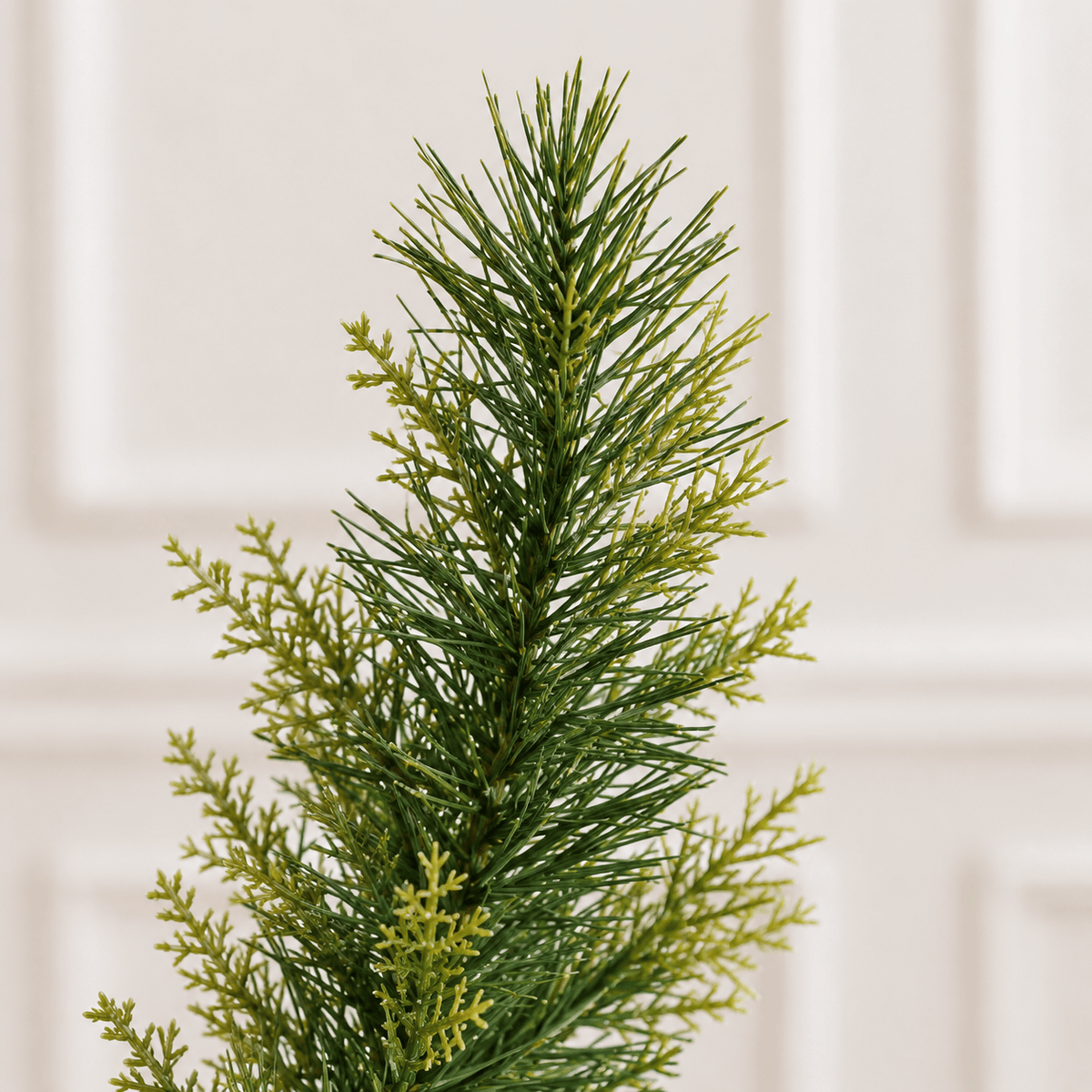 24" Red & Green Pre-Lit Tabletop Christmas Tree with Ornaments