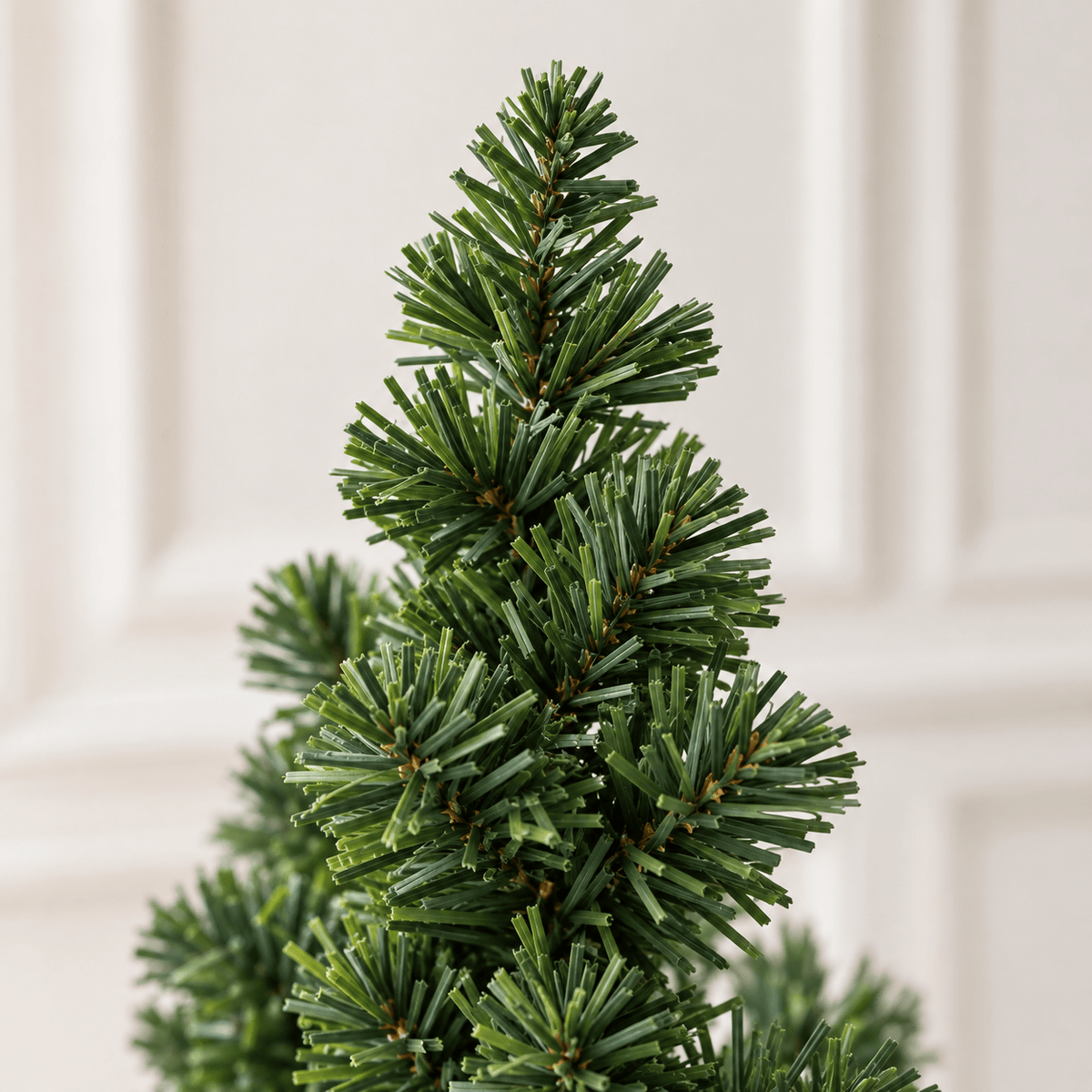 4.5' Green Artificial Christmas Tree, Pre-Lit 300 LED, Urn Base
