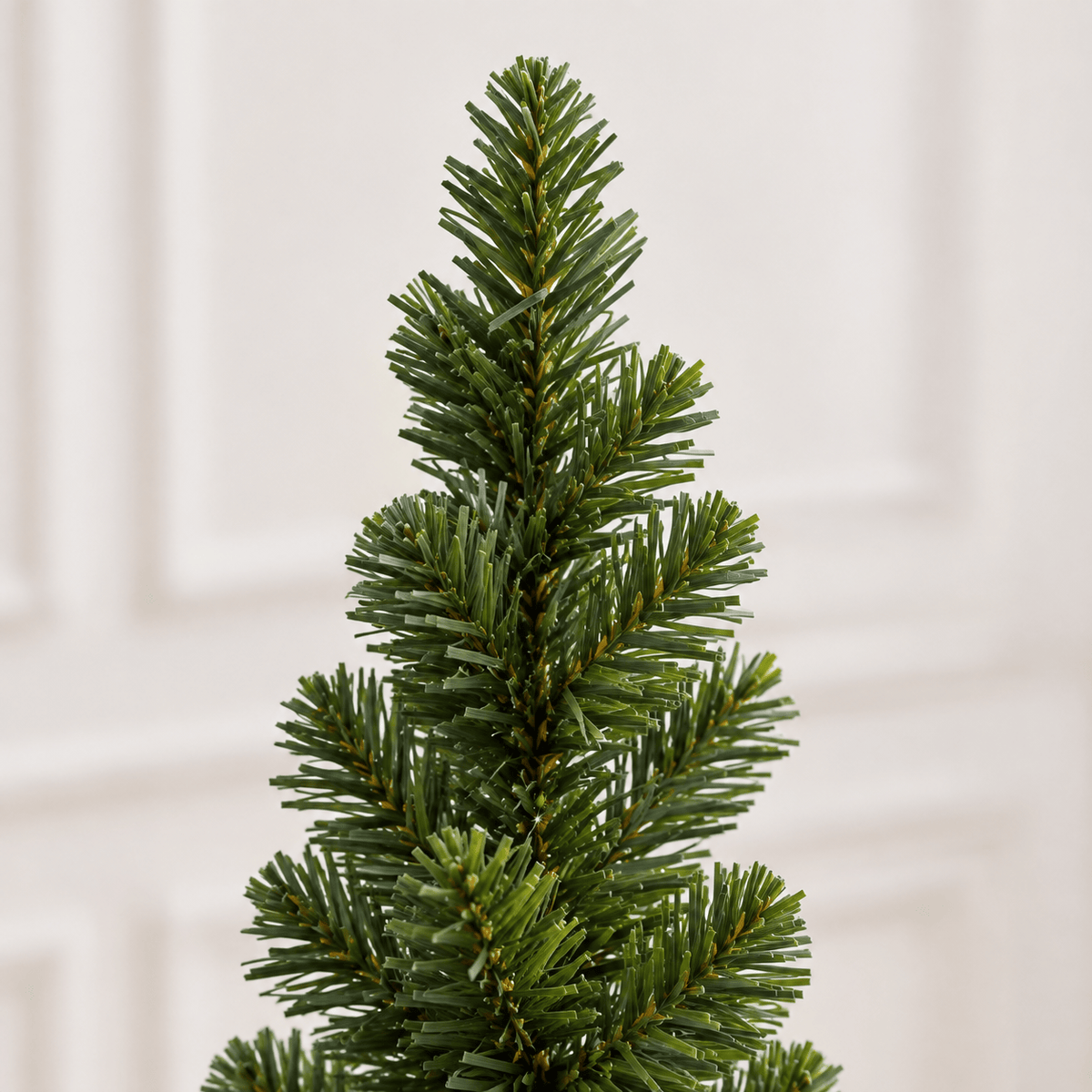 5' Green Pencil Christmas Tree with 110 LED Lights, Slim Design