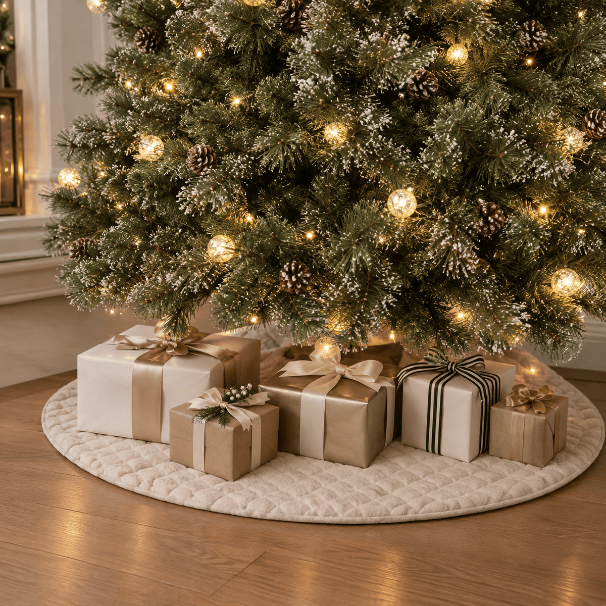 5' Green Pre-Lit Mannequin Christmas Tree with 465 Tips & LED Lights