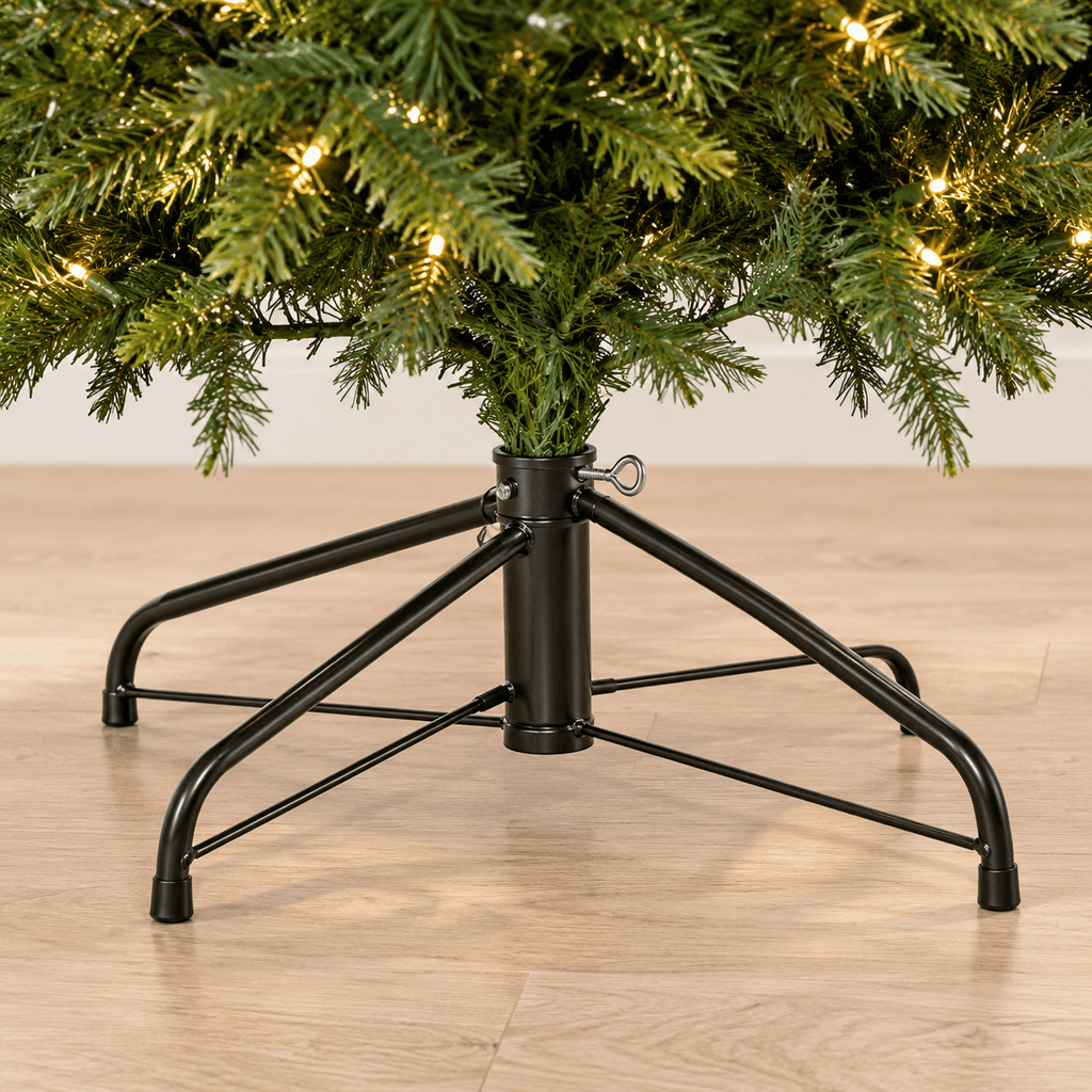 6' Green Artificial Christmas Tree with 280 LED Lights, Hinged