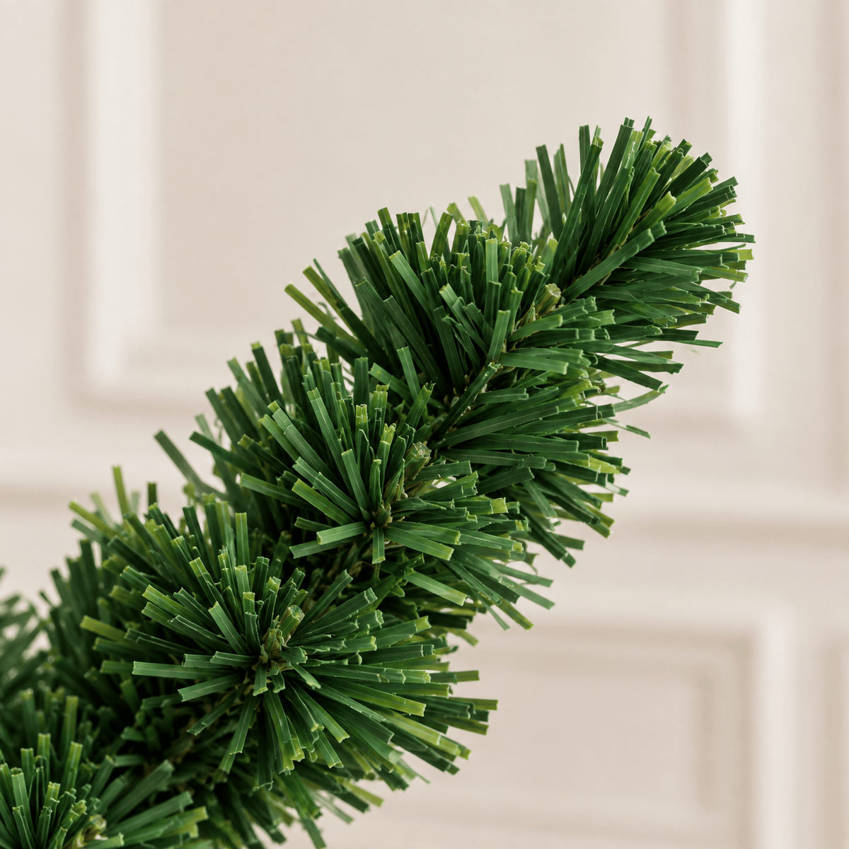 7' Green Fiber Optic Christmas Tree with RGB LED Lights & Snowflakes