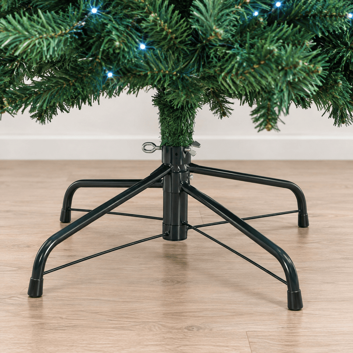 7' Green Pre-Lit Christmas Tree, 350 LED Lights, 12 Modes & Remote