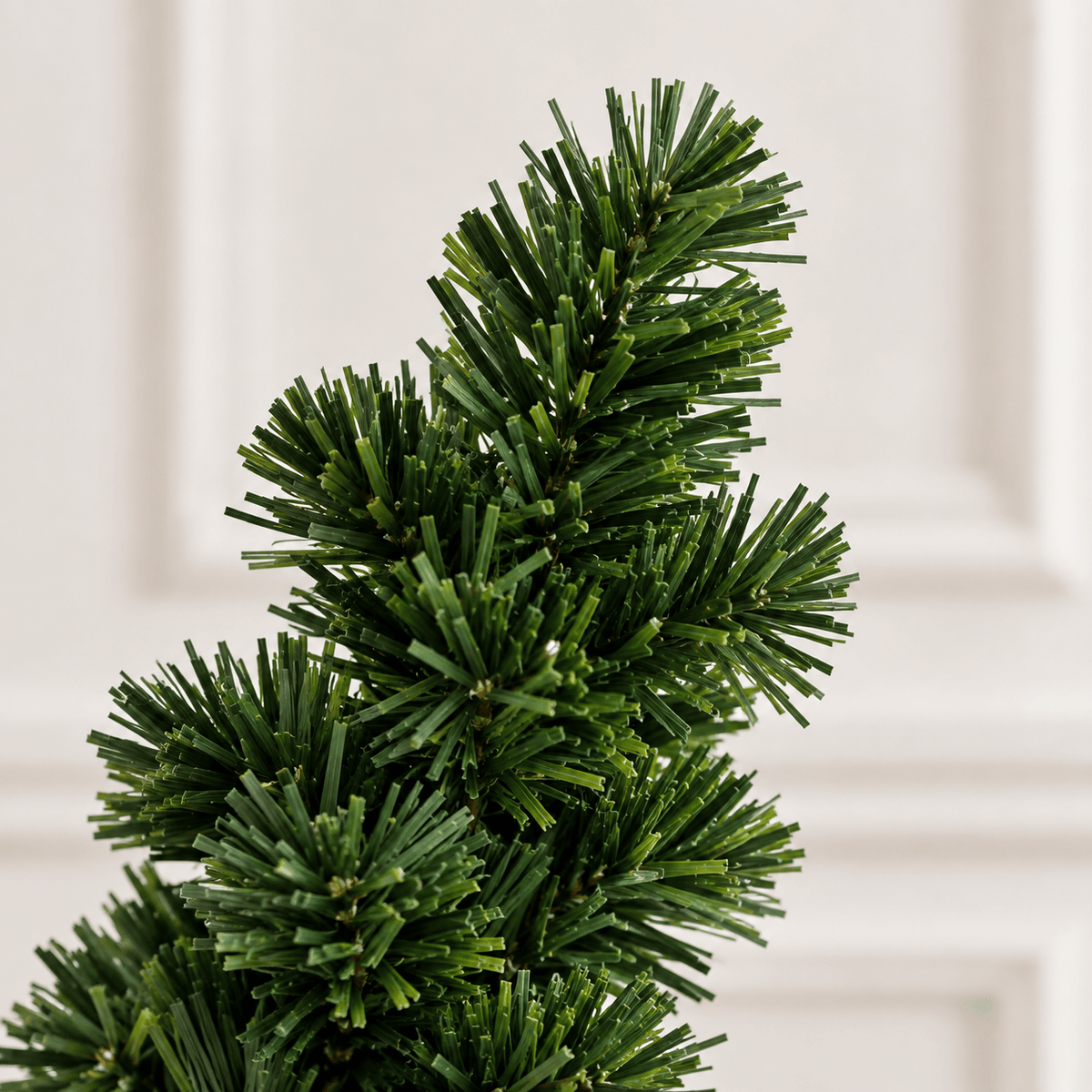 Green Fiber Optic Christmas Tree with LED Lights & Snowflakes