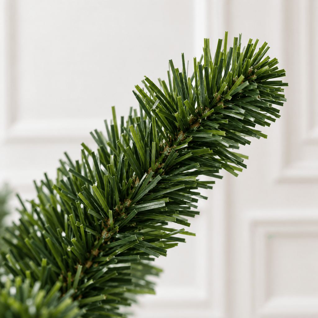 Green Fiber Optic Christmas Tree with LED Lights & Snowflakes
