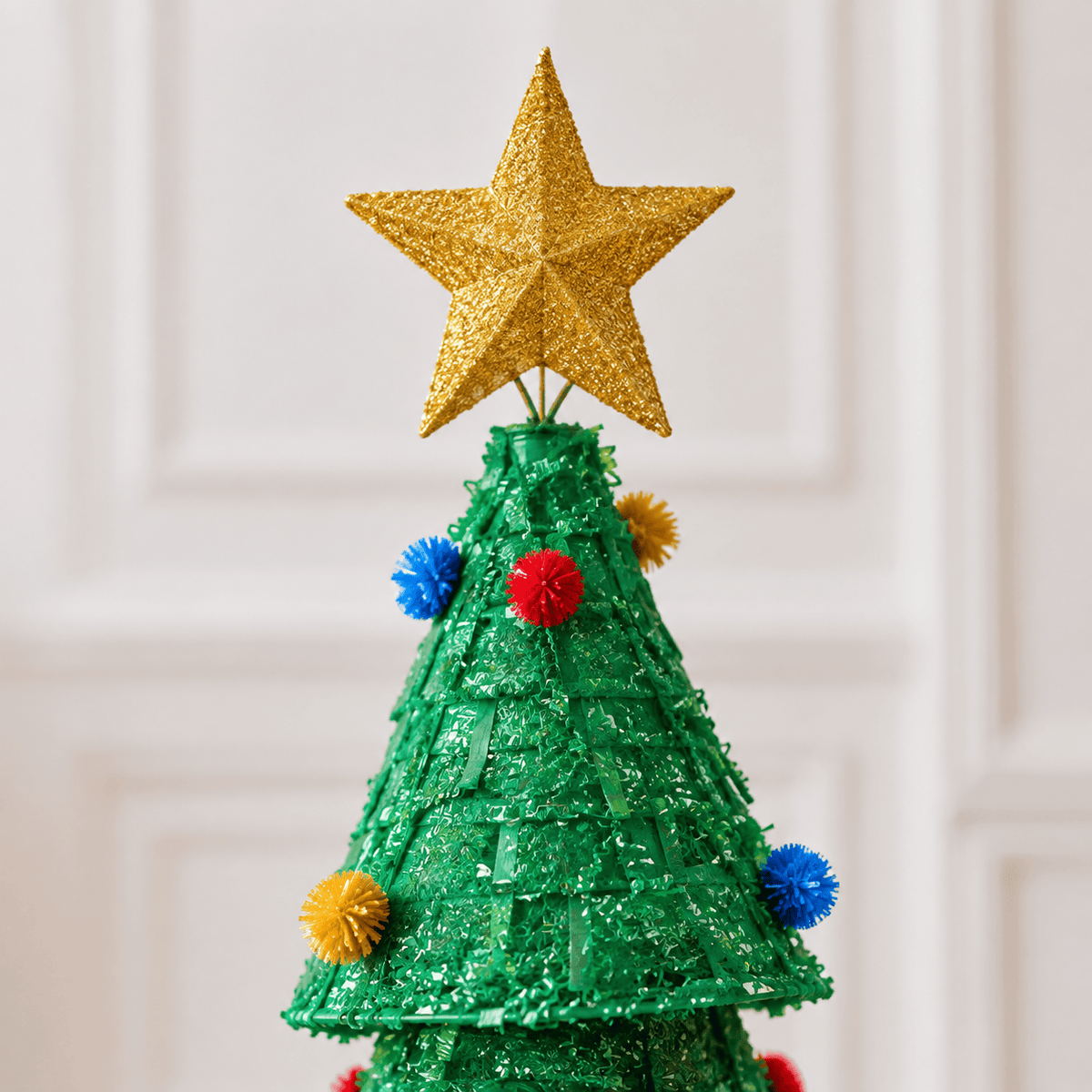 Green Pop-Up Christmas Tree with 200 LED Lights, Collapsible Design