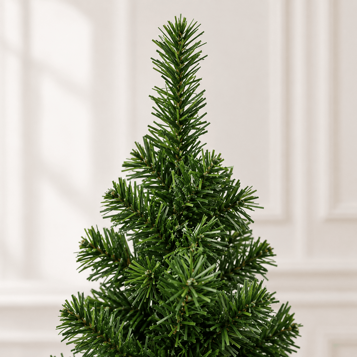 Green Pre-Lit Artificial Christmas Tree with 350 LED Lights, 1068 Tips