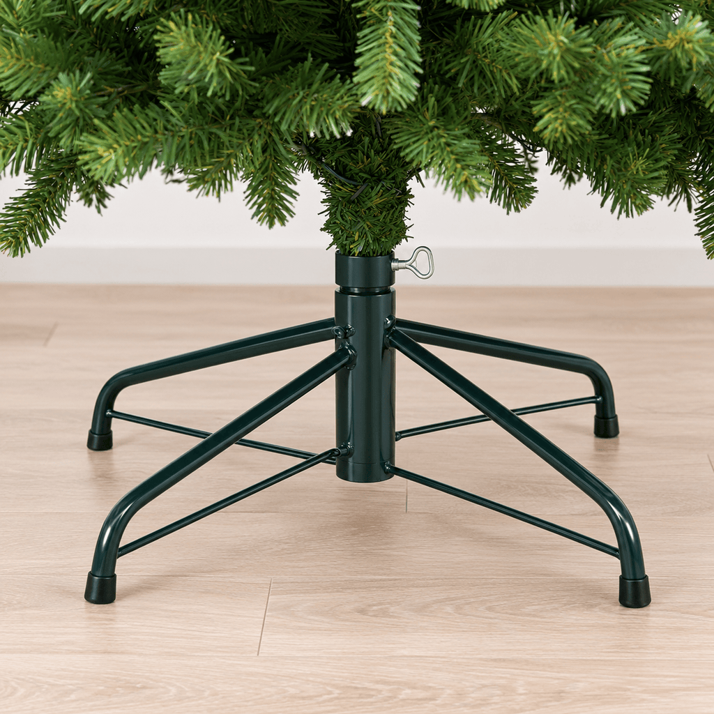 Green Pre-Lit Artificial Christmas Tree with 550 Warm White LED Lights