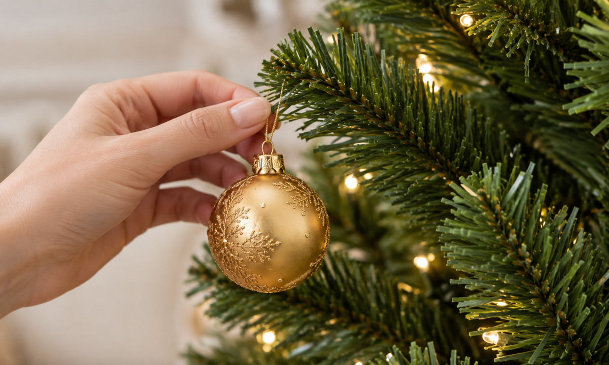 Green Pre-Lit Pencil Christmas Tree with 294 Tips - Style