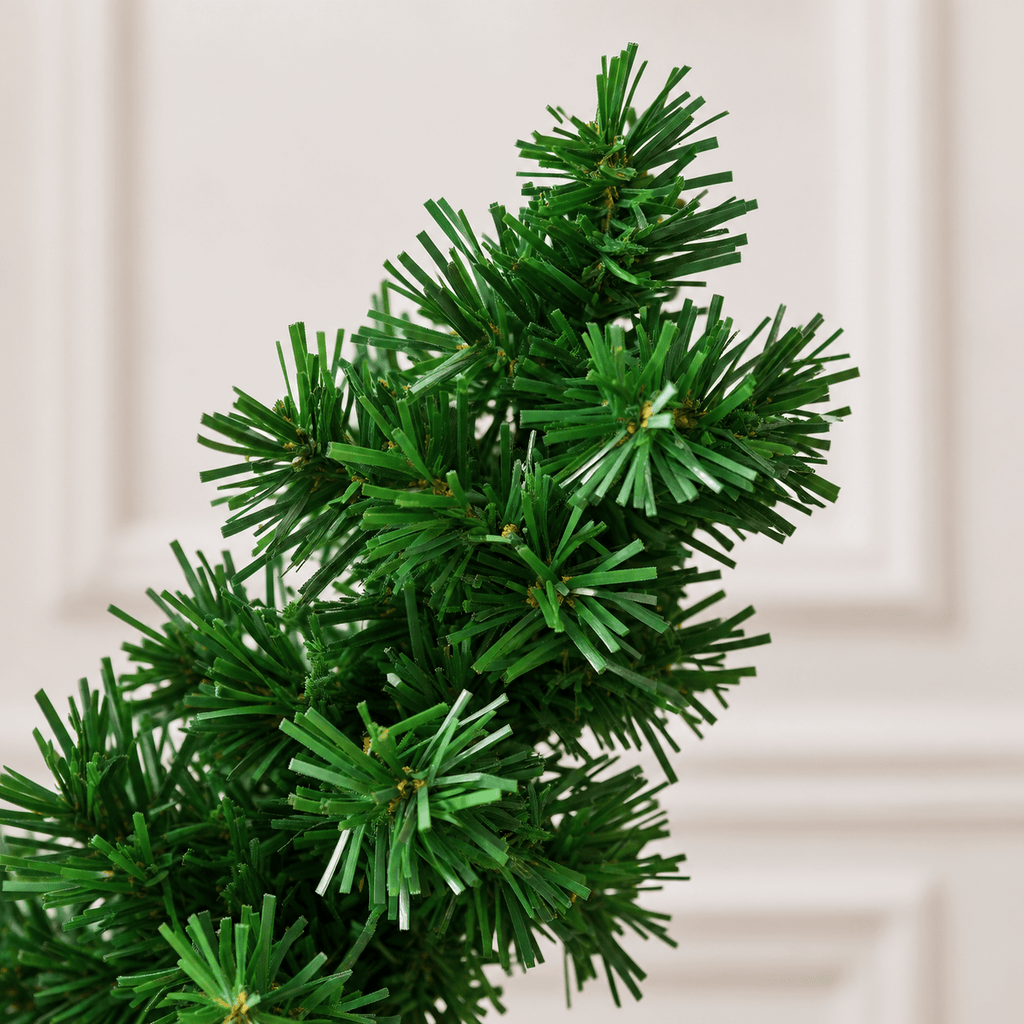 Green Pre-Lit Tabletop Christmas Tree with Multicolor LED Lights