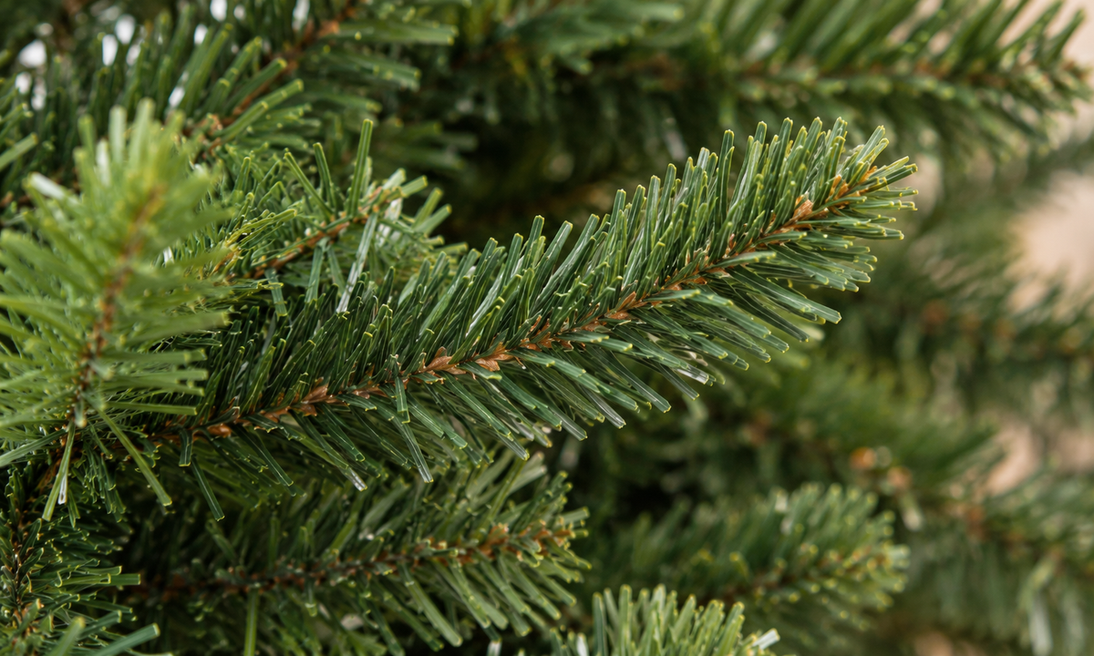 Green Prelit Artificial Christmas Tree with LED Lights - Realism