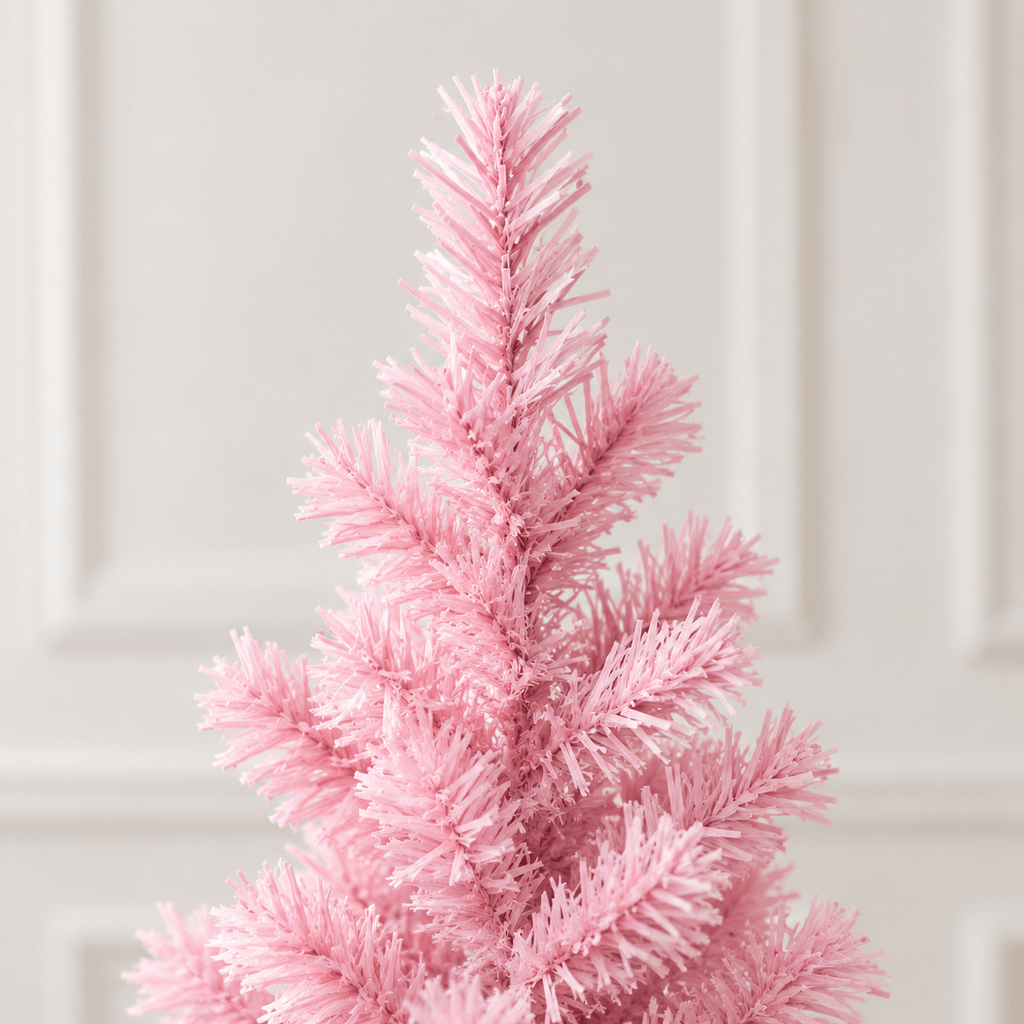 Pink Artificial Christmas Tree with 1,288 Tips, Hinged Branches