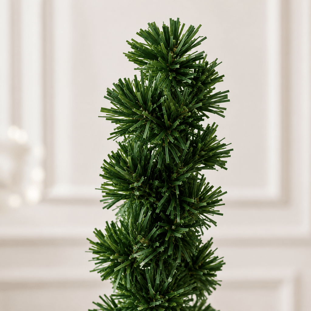 Pre-Lit Cactus Christmas Tree with 120 LED Lights and Ornaments