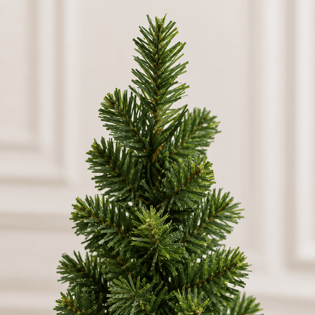 Slim Green Prelit Christmas Tree, 850 Branch Tips, 350 Multicolor LED 
